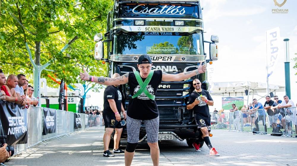 Címvédésre készül a kamionhúzó liga-győztes Békési Niki