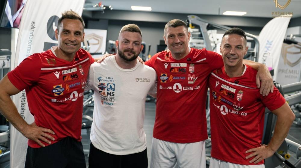 Egyedülálló edzőteremben erősítenek a Prémium Médiaválogatott tagjai