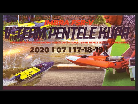 Embedded thumbnail for IMBRA FSR-V Távirányítású Robbanómotoros OB futam, egyben Nemzetközi hajóverseny V-Team Pentele Kupa